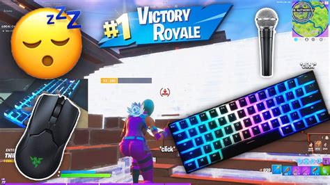 1 Hour Satisfying😴lofi Keyboard And Mouse Sounds Asmr Fortnite Gameplay