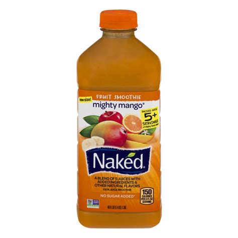 Save On Naked Mighty Mango Fruit Smoothie No Sugar Added Fresh Order