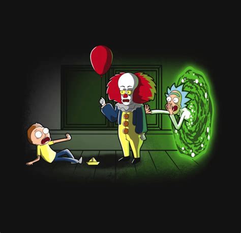Rick And Morty X Pennywise Rick And Morty Image Rick I Morty Rick And