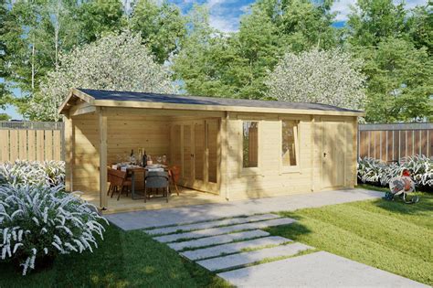 Medium Sized Garden Log Cabins And Summer Houses Summerhouse24
