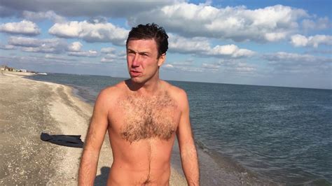 Azov Sea Cold Water Swim Time Youtube