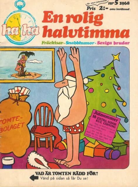 Vintage Rare 1968 No5 En Rolig Halvtimma Comic Book Magazine In Swedish 1999 Picclick