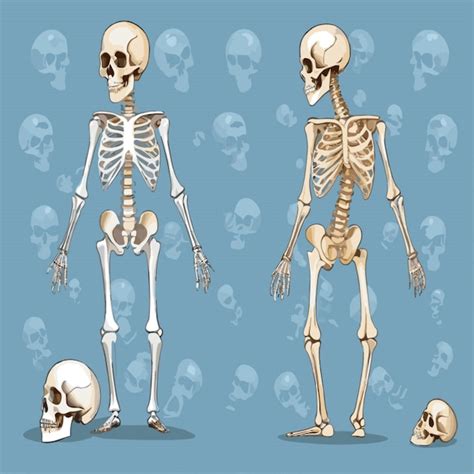 Premium Vector Skeleton Illustration Vector