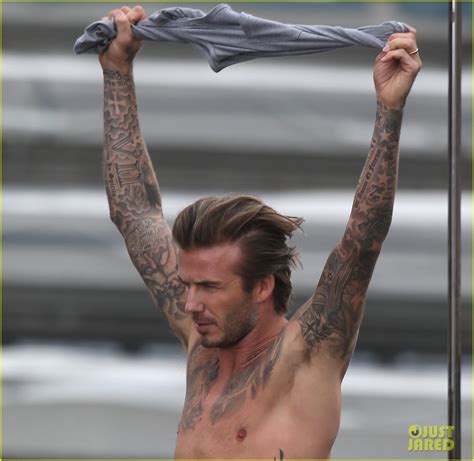 David Beckham Shows Underwear Goes Shirtless For Handm Photo 2963912 David Beckham