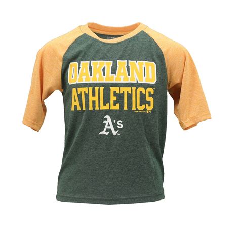 Oakland Athletics Official Mlb Genuine Kids Youth Size Athletic T Shirt