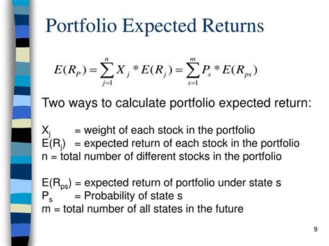 PPT - Portfolio Theory Capital Market Theory Capital Asset Pricing ...