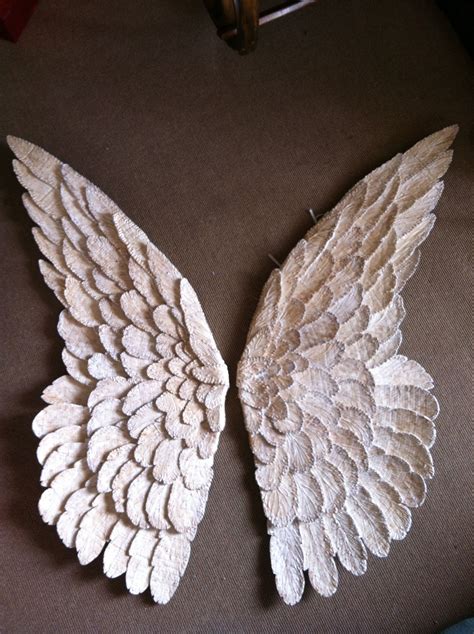 Angle Wings Made By Michelle Out Of Cardboard Diy Angel Wings