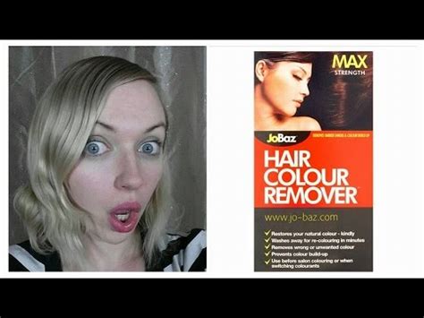 The answer to this question is the product. Jobaz hair colour remover review | Hair stripper |Tutorial ...