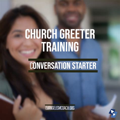 Video Church Greeter Training Discussion Starter