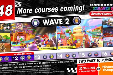 Mario Kart 8 Deluxe Booster Pass Wave 2 Tracks Now Available My Nintendo News