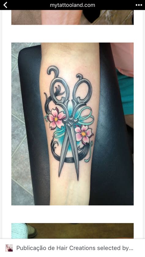 Pin By Renata Wise On Tattoos Scissors Tattoo Cosmetology Tattoos
