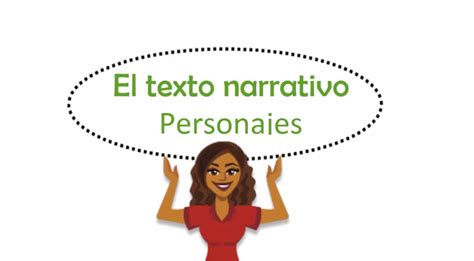 El Texto Narrativo Personajes Recursos Educativos Digitales