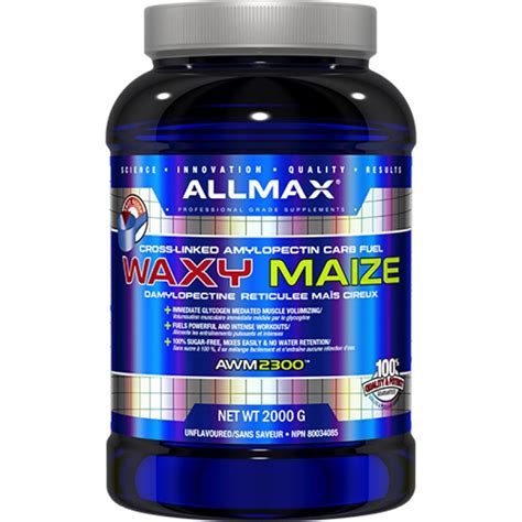 Купить Allmax Waxy Maize Unflavoured 2 Kg в Одессе в интернет