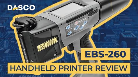 Ebs 260 Handjet Portable Inkjet Printer Overview Youtube