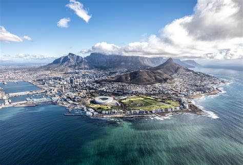 Stunning Aerial Shots Of The Iconic City Of Cape Town South Africa
