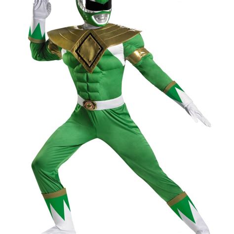 Green Ranger Classic Muscle Adult Costume Halloween