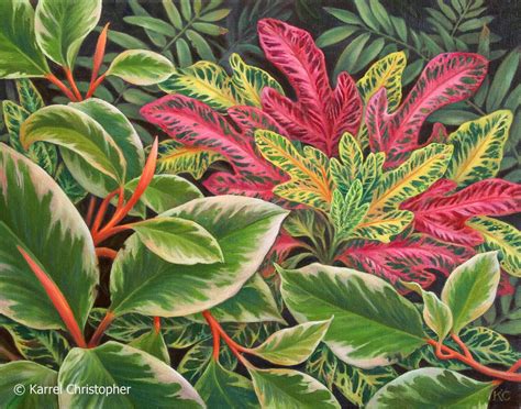 Karrels Creative Path Oil Paintings Of Leaves