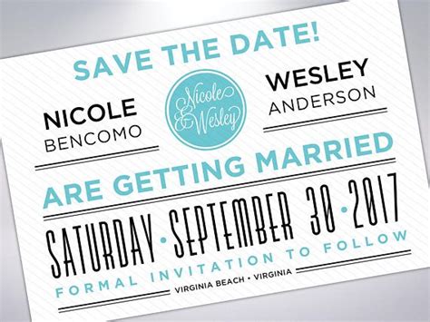 Las Vegas Save The Dates Married In Vegas Save The Date Etsy Save