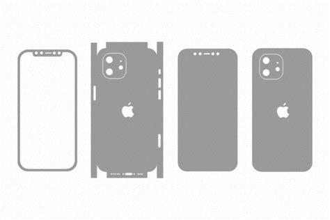 Iphone 12 2020 Skin Template Vector Vecras