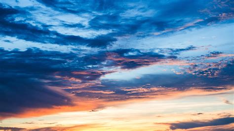 Wallpaper Awan Sunset Sky Hd Layar Lebar Definisi Tinggi Layar Penuh