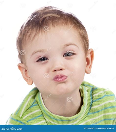 Kissing Baby Boy Stock Image Image Of Little Childhood 27693821