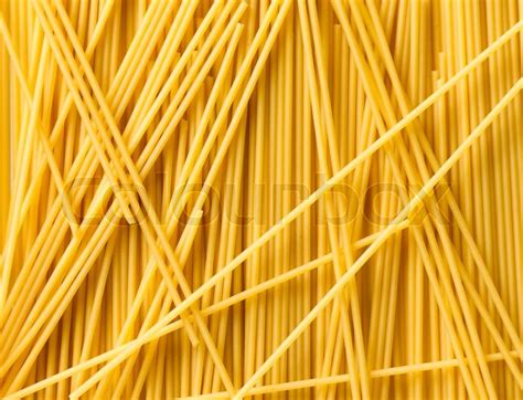 Spaghetti used as background | Stock image | Colourbox