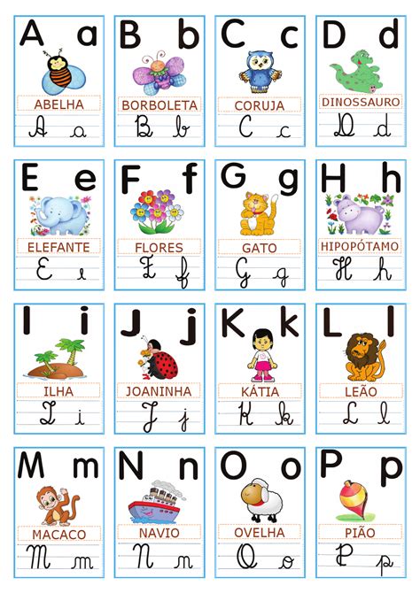 alfabeto com imagens para educa o infantil tra os sons cores e formas