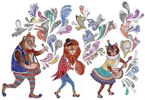 Creative Sketchbook Laura Kate Draws Intricate Illustrations Circus