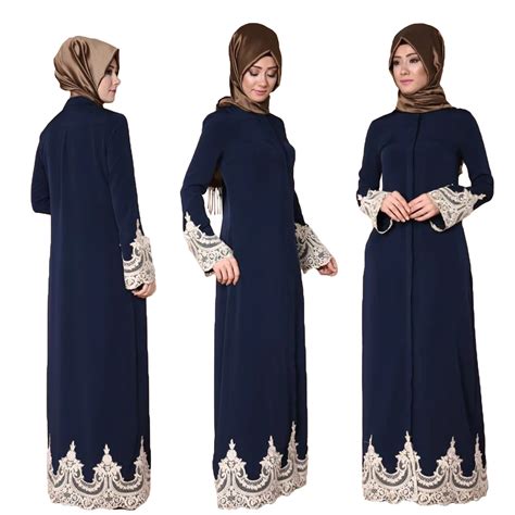 elegant vintage kaftan abaya women muslim fashion dress long sleeve arab amira islamic maxi long