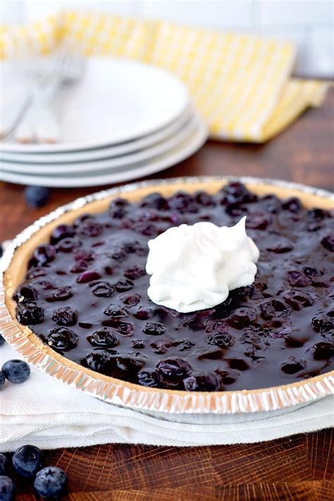 easy homemade crustless blueberry pie 2024 atonce