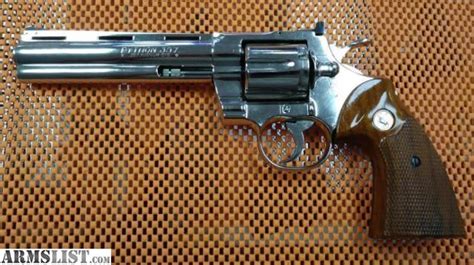 Armslist For Sale Colt Python 357mag 6inch Nickel