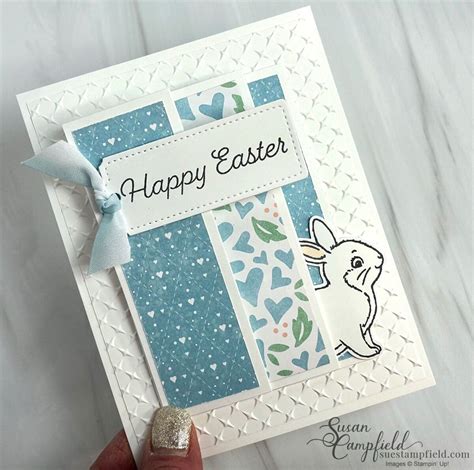 Easter Bunny Accordion Joy Fold Card Stampin Up Easter Cards Easter Bunny Cards Easter Cards
