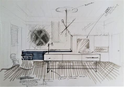 Interior Conceptual Sketch By Magdalena Sobula Pe2 Handsketch