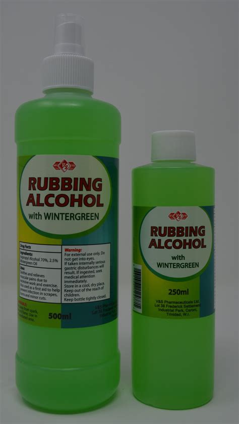 Rubbing Alcohol With Wintergreen Vands Pharmaceuticals