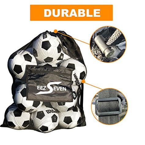 Heavy Duty Extra Large Ball Mesh Bag Soccer Ball Bag Equipment Bag For