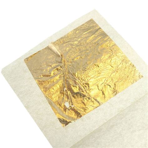 10pcs Sheets Gold Foil 24k Gold Leaf Foil Sheets 433 X 433cm Tgls