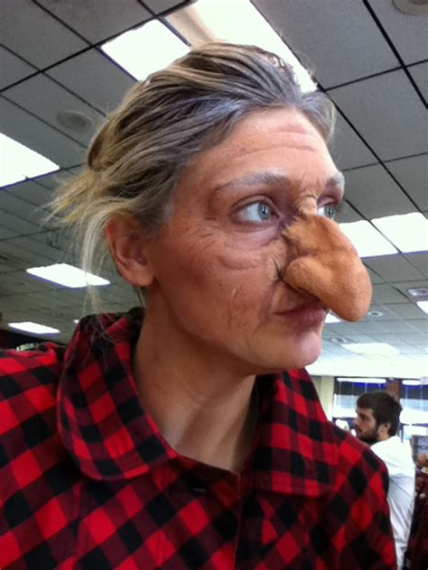 age makeup nose prosthetic by crummywater on deviantart