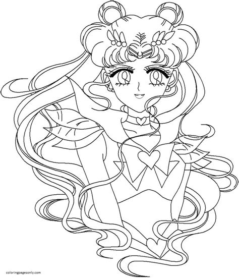 Sailor Moon Coloring Pages Free Printable Coloring Pages