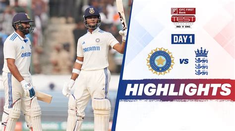 Watch India Vs England 1st Test Day 1 Highlights Video Onlinehd