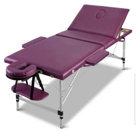 New Purple Luxury Leather Massage Bed