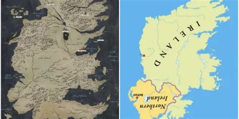 Map Of Westeros Ireland Maps Of The World