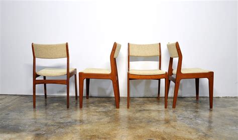 Bonnlo modern dining chairs set of 6 plastic saping birch chairs stackable chairs set for living yjcfurniture dining chairs set of 4 mid century modern side chairs,retro velvet upholstered. SELECT MODERN: Set of 4 Danish Modern Teak Dining Chairs