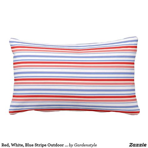 The gurgle pot is available in 29 colors: Red, White, Blue Stripe Outdoor Lumbar Pillow | Zazzle.com ...