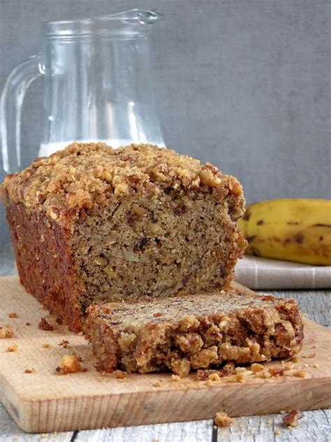 Banana bread, i'm pretty sure, is at least 50 percent of the reason bananas exist. Moist Banana Bread - w/ Crunchy Streusel Topping