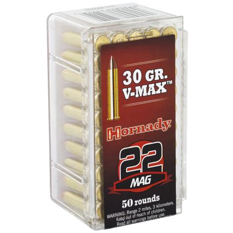 Hornady Varmint Express 22wmr 30gr V Max 50 Rounds