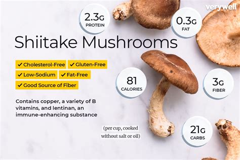 Shiitake Mushroom Nutrition Facts Calories Carbs And Health Benefits