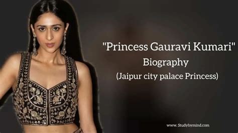 Rajkumari Gauravi Kumari Biography In English Daughter Of Princess