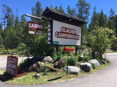 Glacier Campground Tent Camping Rv Sites And Outdoor Dining At Glacier