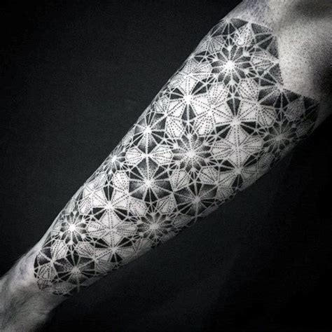 A Mans Arm With An Intricate Pattern On It