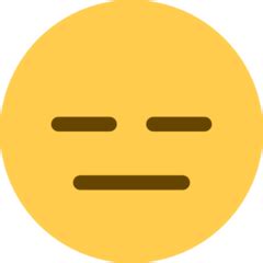 This emoji indicates a sense of worry, sadness and vulnerability. Expressionless Face Emoji